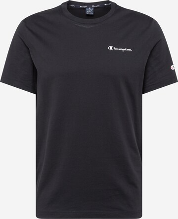 Coupe regular T-Shirt Champion Authentic Athletic Apparel en noir : devant