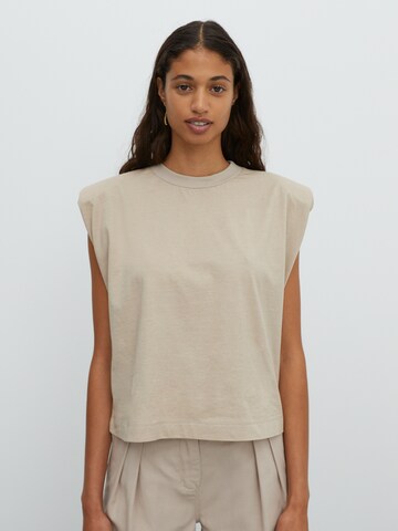 EDITED Shirt 'Elise' in Beige