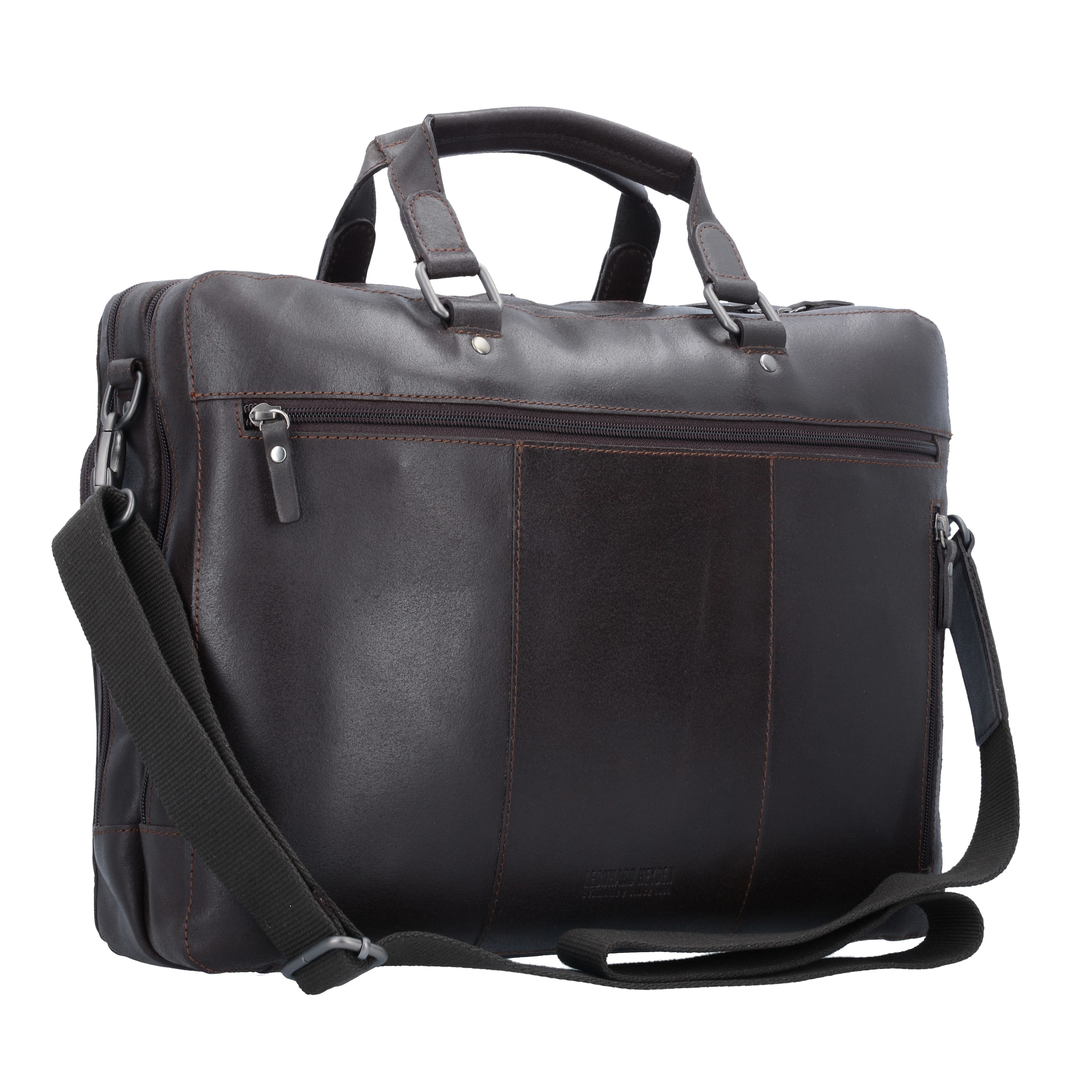 LEONHARD HEYDEN Aktentas 'Dakota' in Bruin