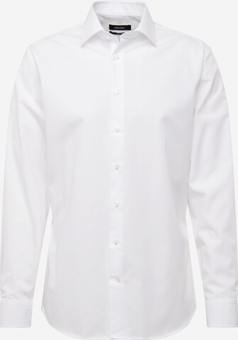 Coupe slim Chemise business SEIDENSTICKER en blanc : devant