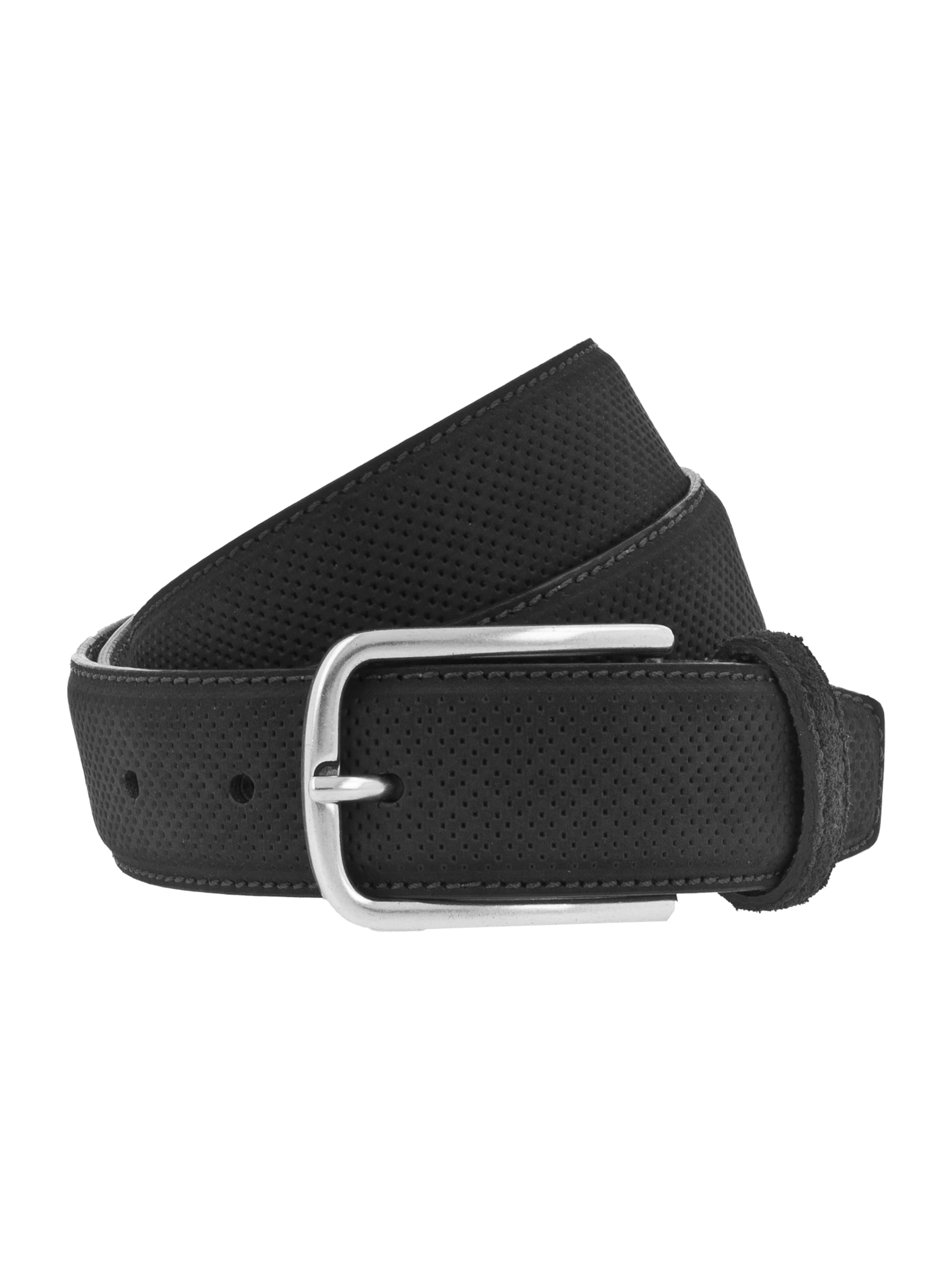 Ceinture VANZETTI en noir : devant