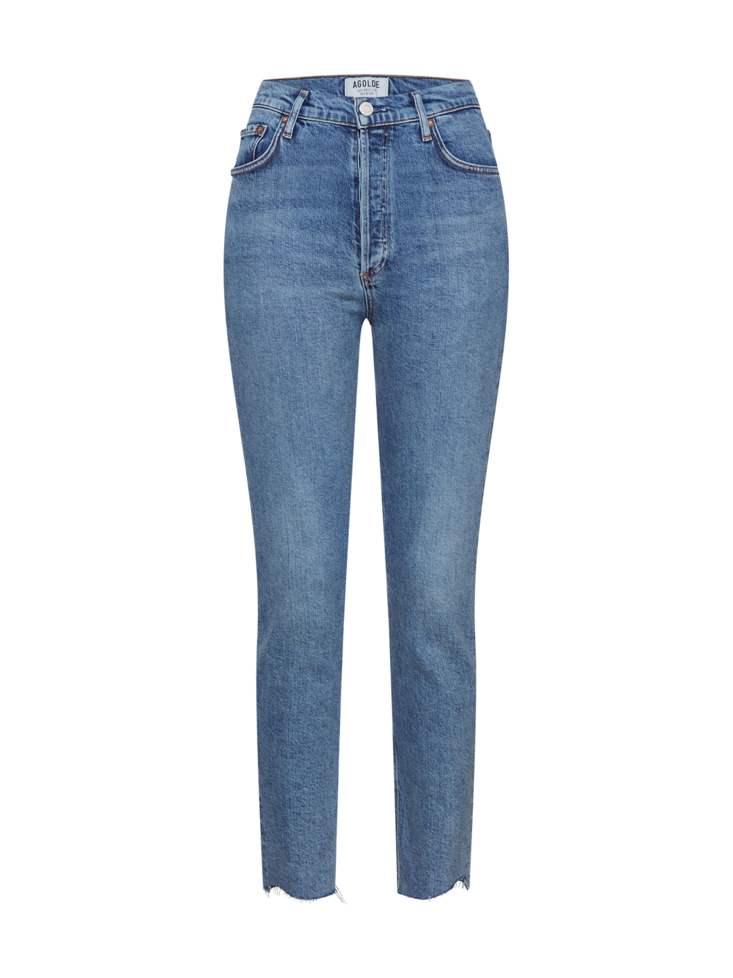AGOLDE - Jeans 'Nico' in de kleur Blauw denim