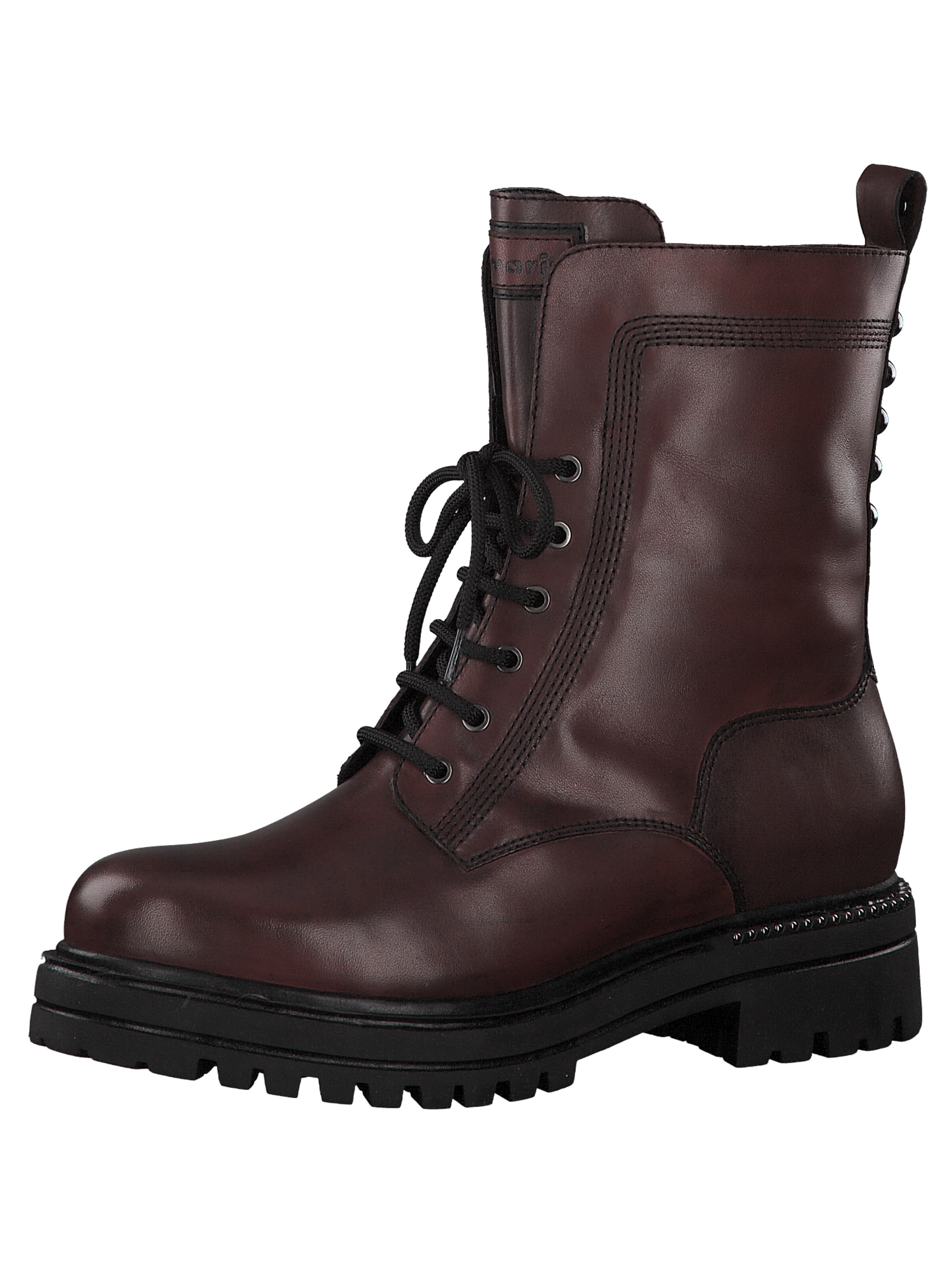 TAMARIS - Veterlaarzen in de kleur Bordeaux