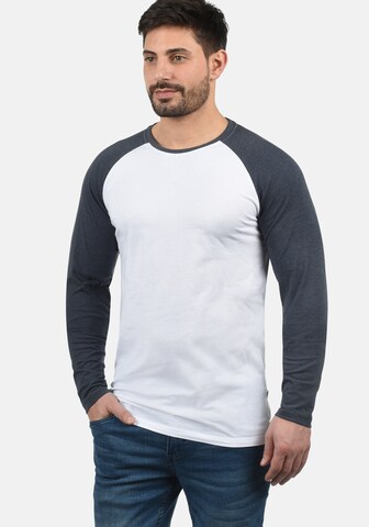 !Solid Shirt 'Bastien' in White: front