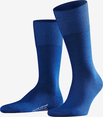 FALKE - Calcetines 'Airport' en azul: frente