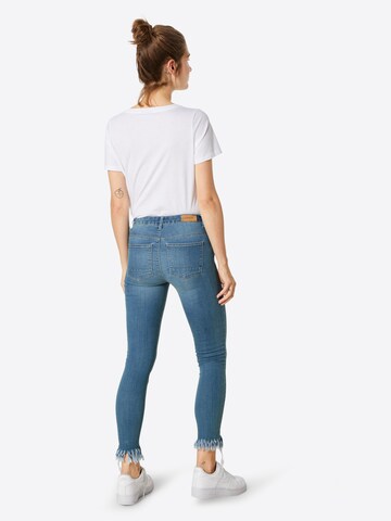 Skinny Jean 'onlTISHA' ONLY en bleu : derrière