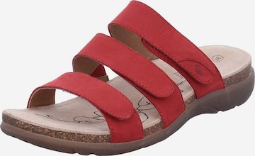 JOSEF SEIBEL Mules in Red: front
