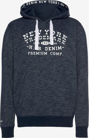 H.I.S Sweatshirt in Blau: predná strana