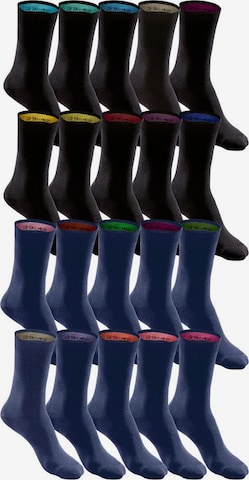 H.I.S - Calcetines en azul: frente