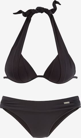 LASCANA Bikini in Zwart: voorkant