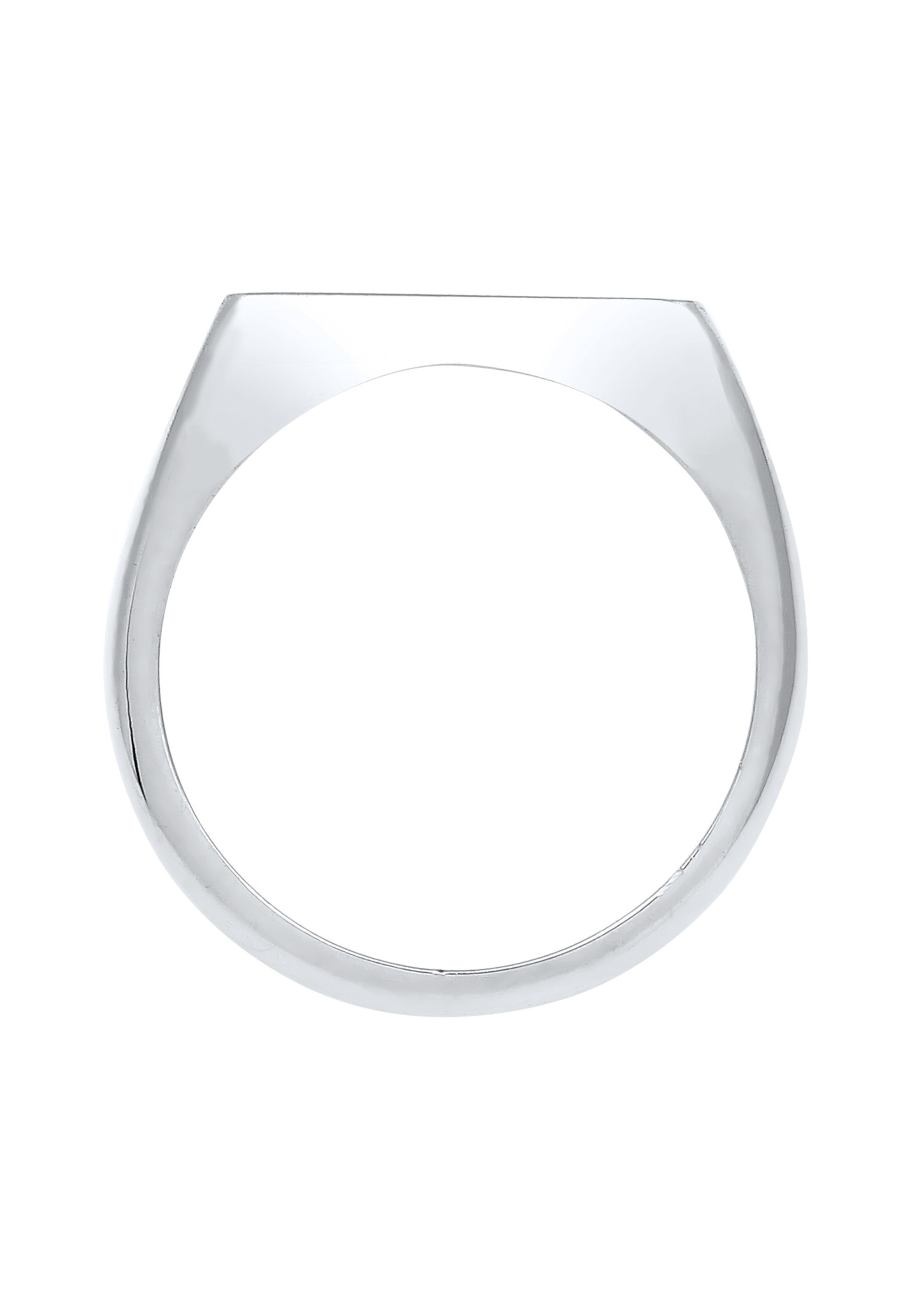 ELLI Ring Siegelring, Trend, Geo in Silber
