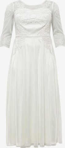 SHEEGO Evening Dress in White: front