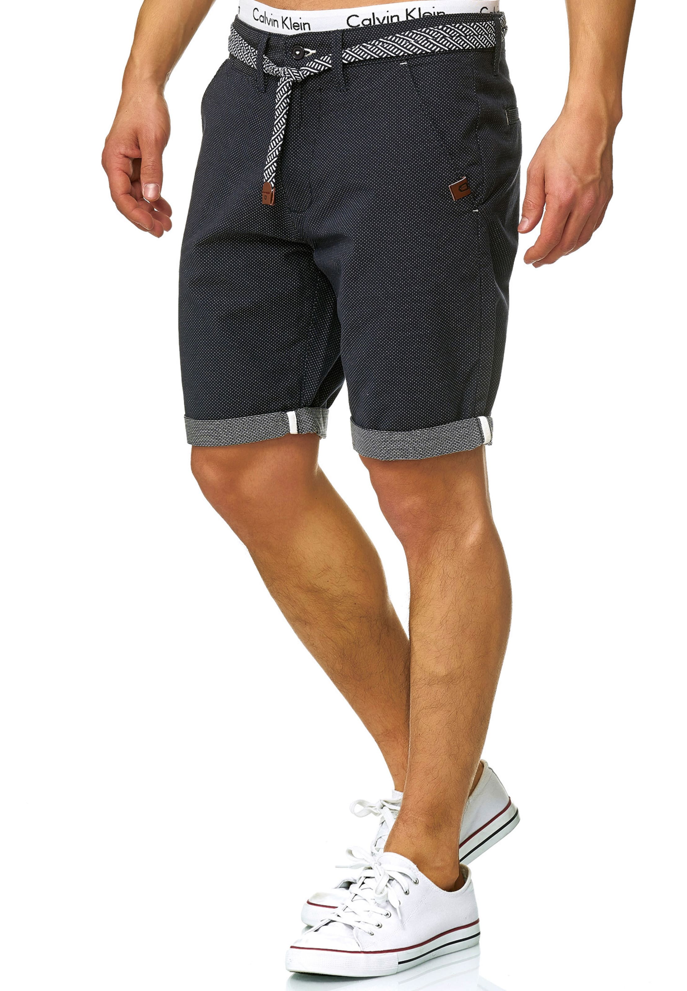 INDICODE JEANS Regular Broek 'Acton' in Blauw: voorkant