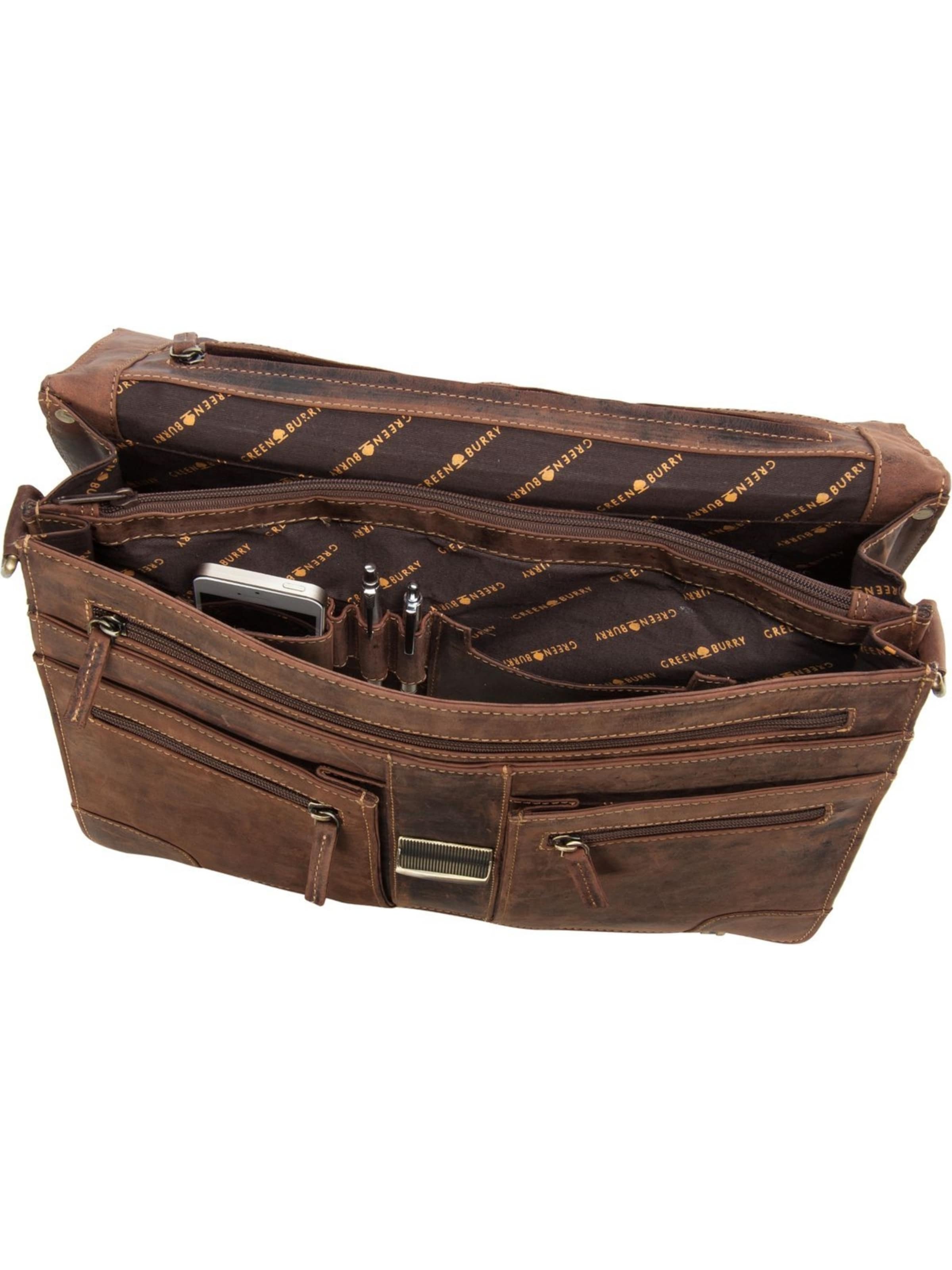 Porte-documents GREENBURRY en marron