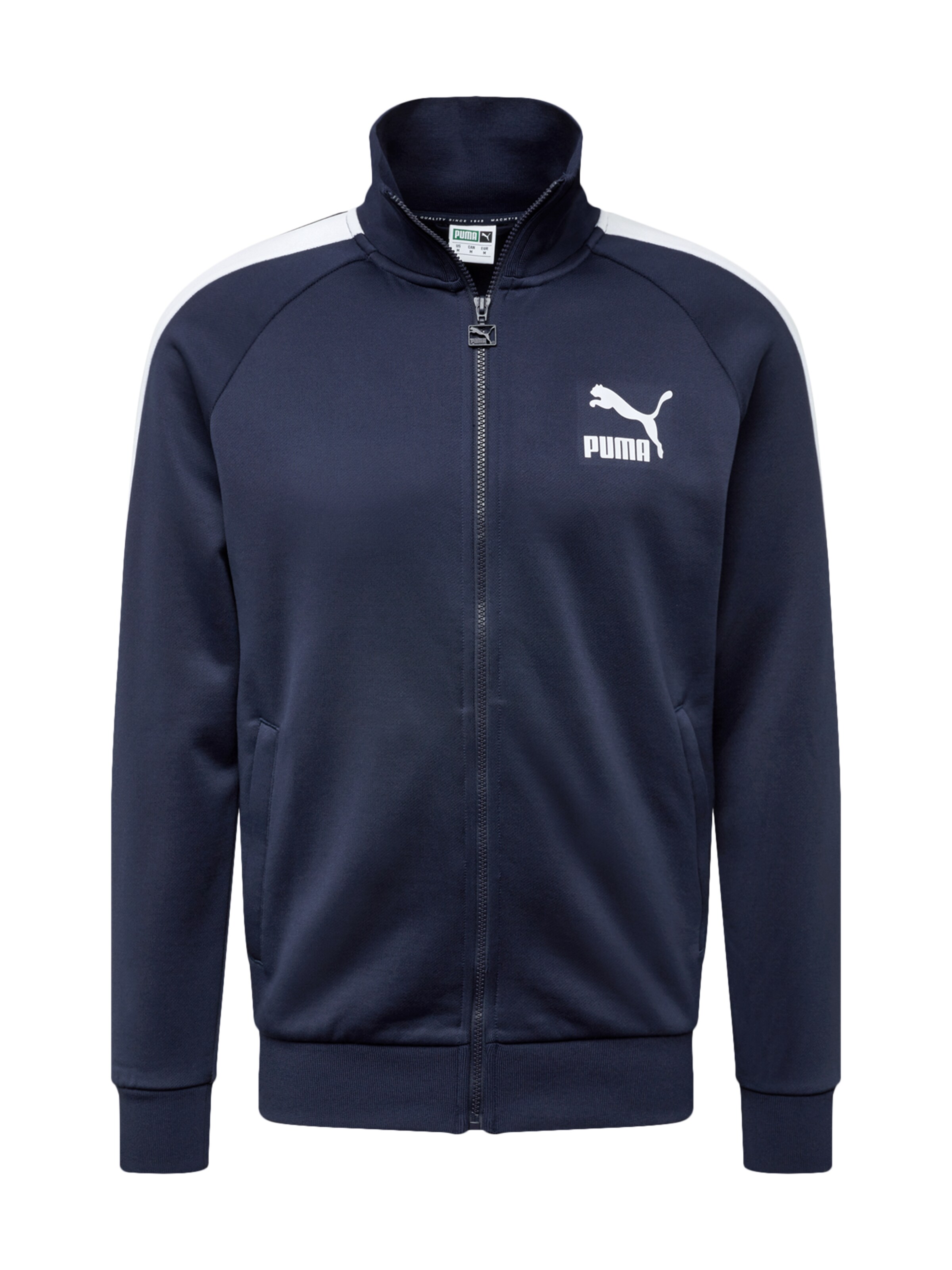 PUMA - Sweatvest 'Iconic T7 PT' in de kleur Donkerblauw