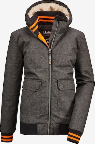 KILLTEC Outdoor jacket 'Bantry' in Grey: front