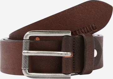 Ceinture MUSTANG en marron : devant