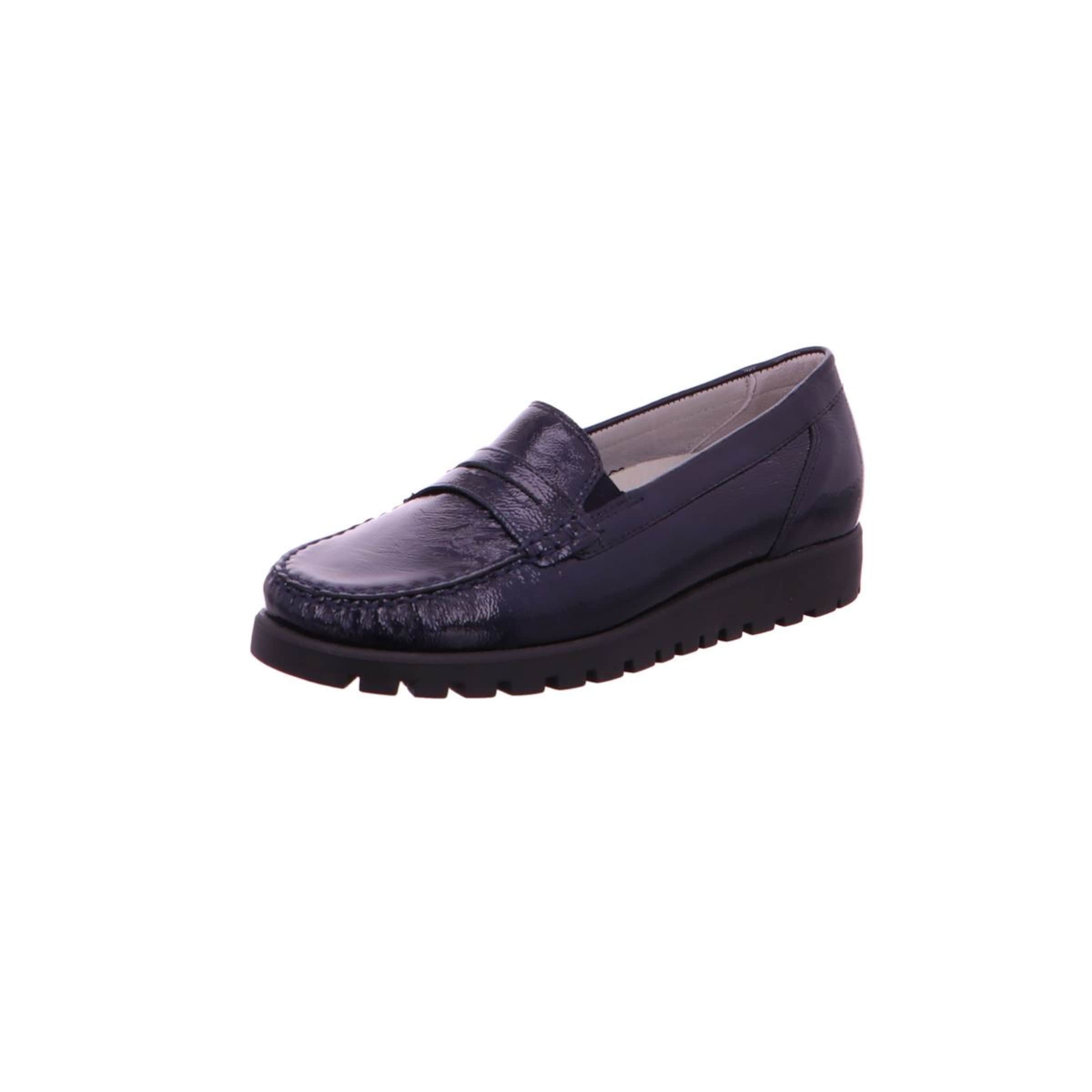 Mocassins Femme Waldläufer – Cuir Souple, Semelle Plastique, Talon Bloc – Chaussures Larges Et Confortables