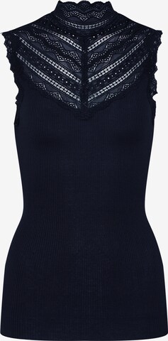 Tops en tricot rosemunde en noir : devant