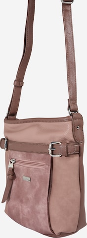 TOM TAILOR - Bolso de hombro 'Juna' en rosa: lado