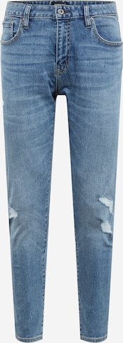 Superdry Slimfit Jeans in Blauw: voorkant