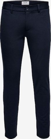 Only & Sons Slimfit Chino in Blauw: voorkant