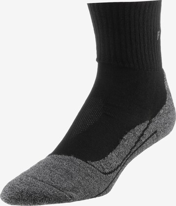 FALKE Athletic Socks in Black: front