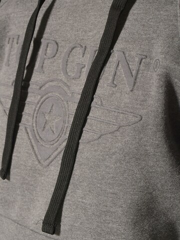 TOP GUN Kapuzenpullover 'TG-9013' in Schwarz