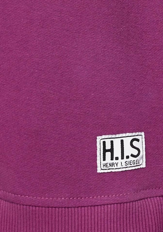 H.I.S Sweatshirt in Purple