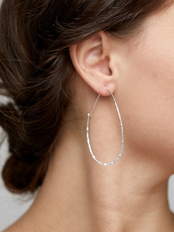 Pilgrim Earrings 'Fabia' in Silver: front