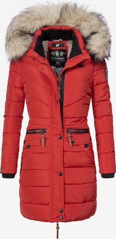 Cappotto invernale 'Paula' di NAVAHOO in rosso: frontale