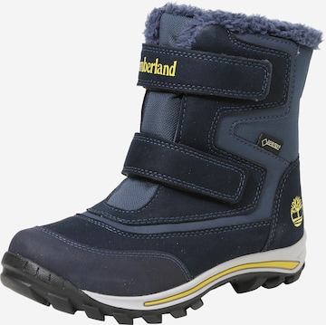 TIMBERLAND Snow Boots 'Chillberg' in Blue: front