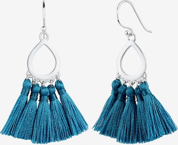 ELLI Earrings 'Boho' in Blue: front