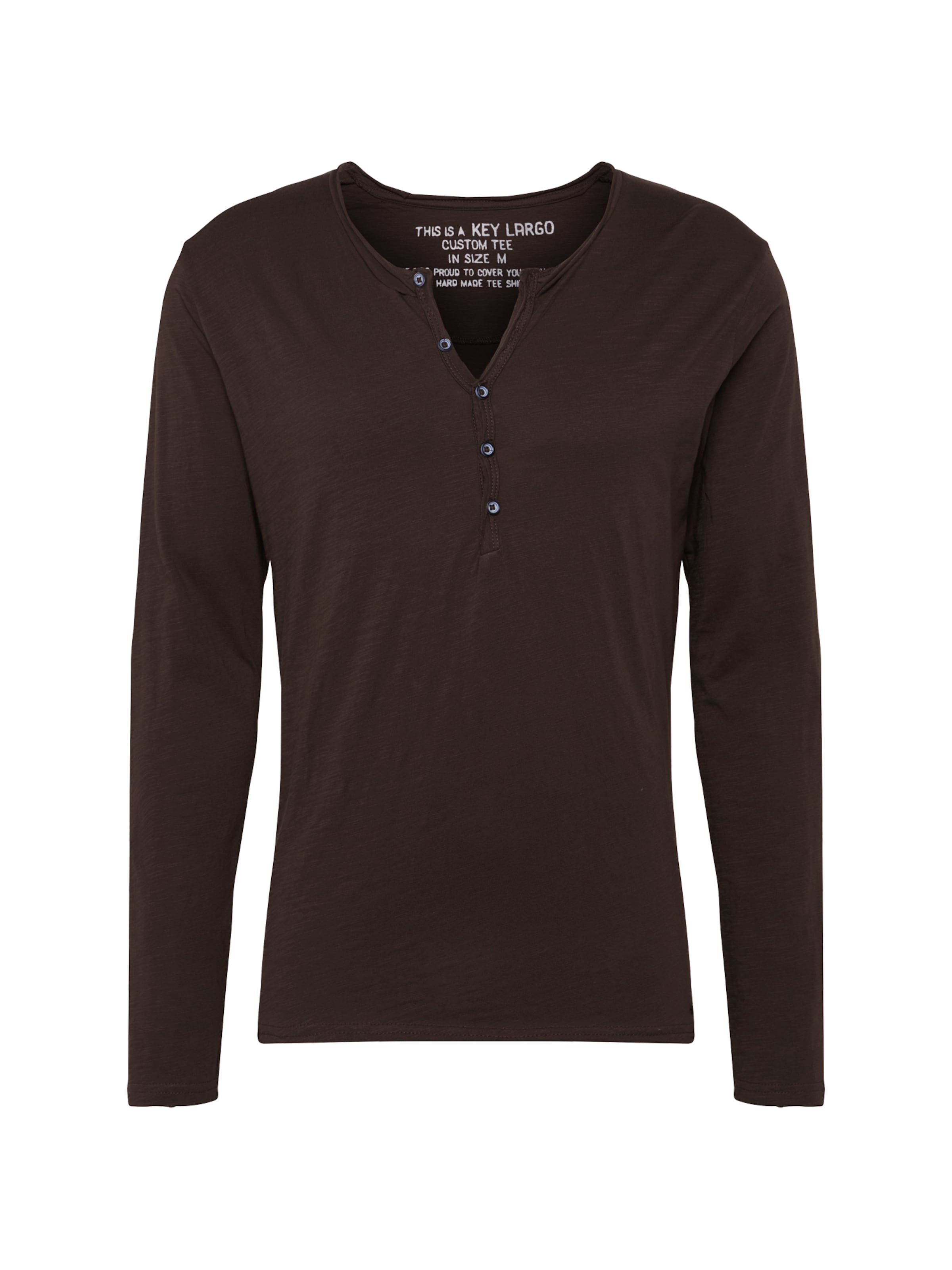 Key Largo Μπλουζάκι 'MLS00038' σε γκρι: μπροστά