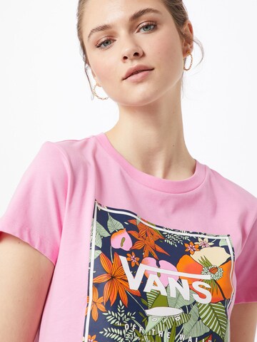 VANS T-Shirt 'Boxlet' in Pink