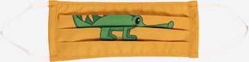 Mask with Attitude - Lenço 'Crocodile' em amarelo: frente