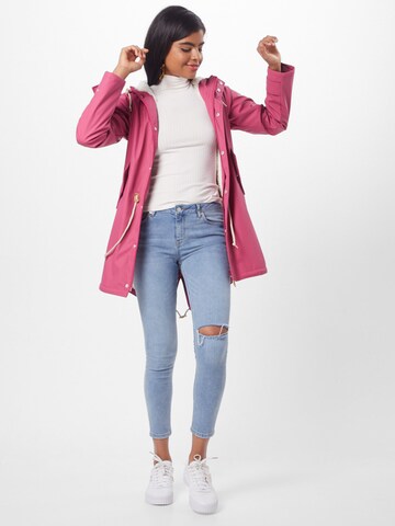 Derbe Regenjacke 'Travel Cozy Friese' in Pink
