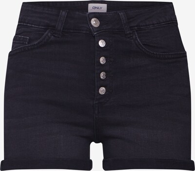 Jeans 'ONLHUSH HW BUTTON SHORTS BOX' ONLY pe negru denim, Vizualizare produs