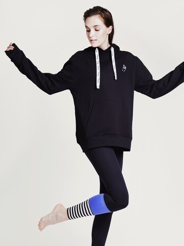 Hey HoneySportska sweater majica 'Hoodie Chin' - crna boja