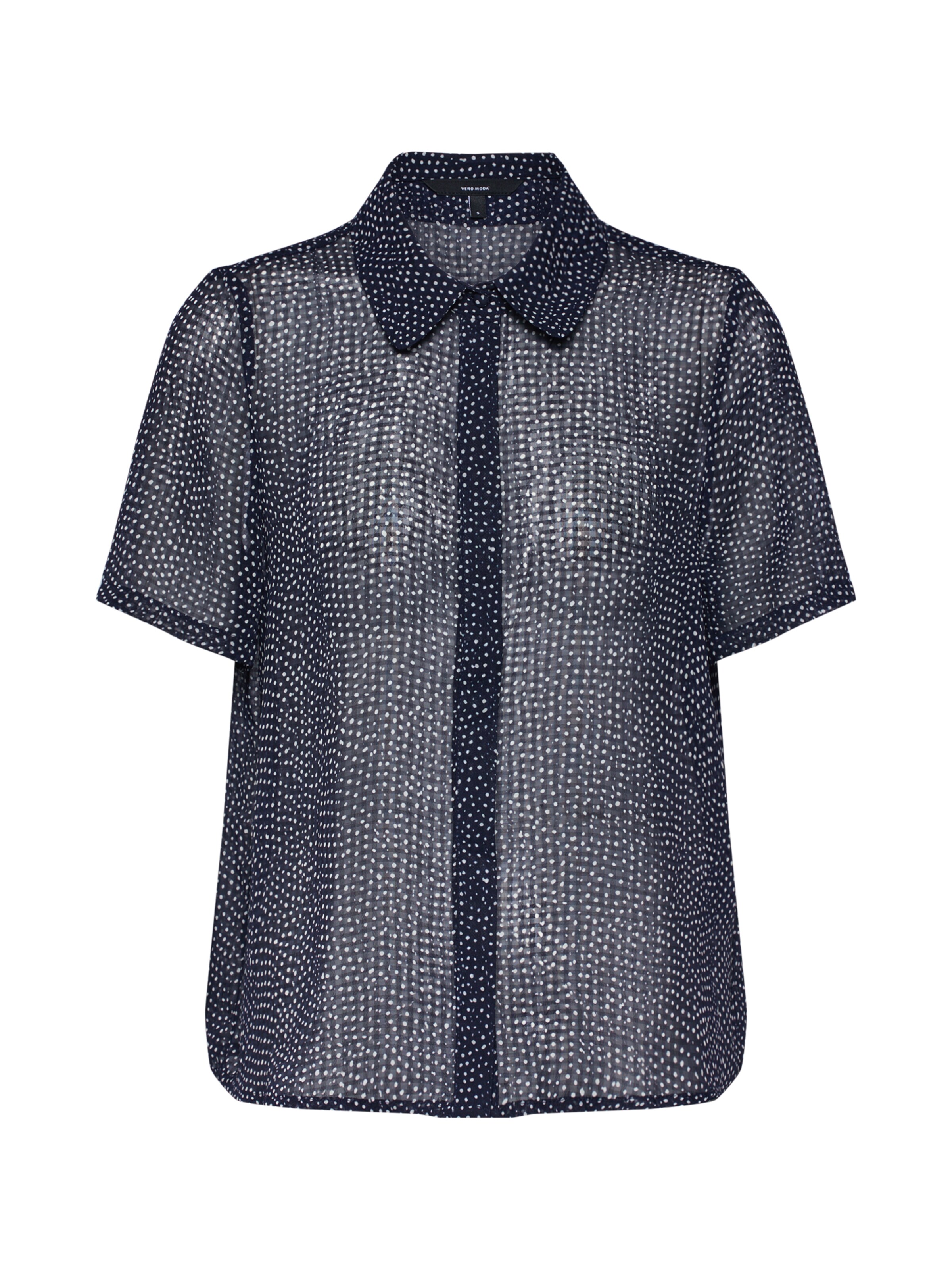 VERO MODA - Blouse 'Dotty' in de kleur Nachtblauw