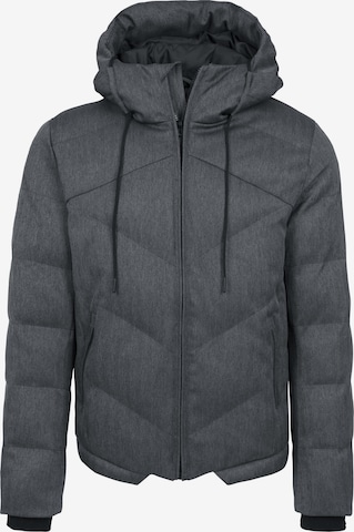 Urban Classics Winter Jacket in Grey: front