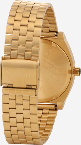 Nixon Analógové hodinky 'Time Teller' - Zlatá: zadná strana