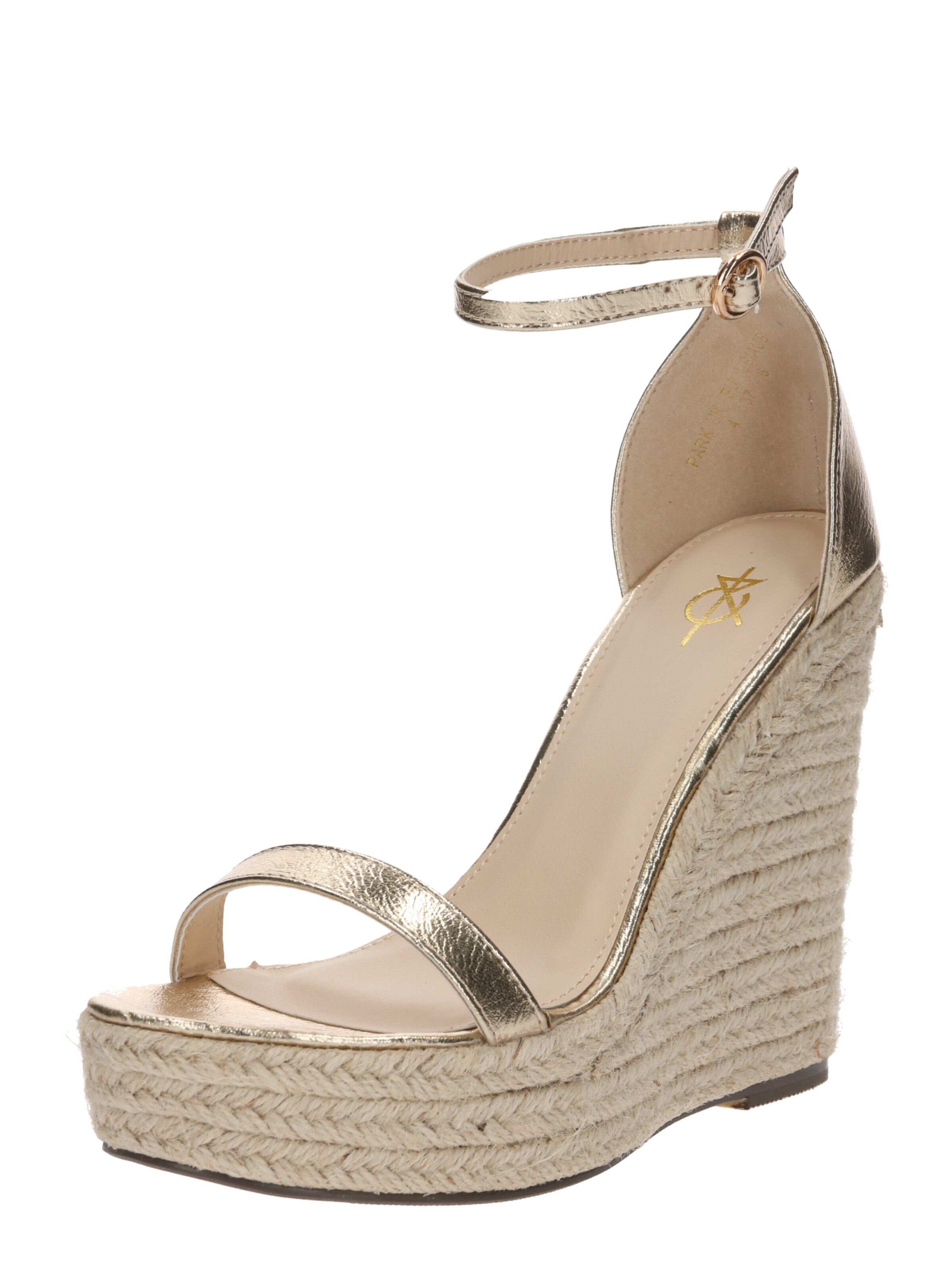 4th & Reckless - Sandalen met riem in de kleur Goud
