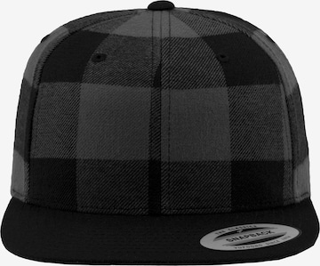 Cappello da baseball 'CHECKED FLANELL' di Flexfit in nero