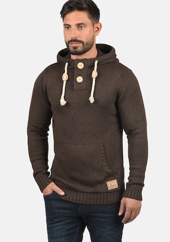 !Solid Sweater 'Pit' in Brown: front