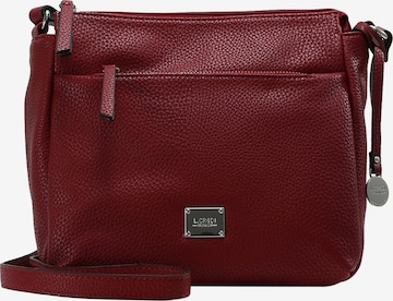 L.CREDI Crossbody Bag 'Budapest' in Red: front