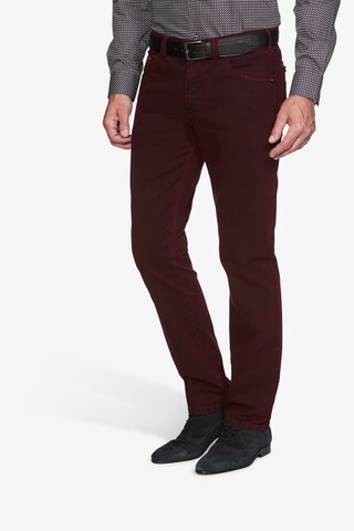 Meyer Hosen Regular Chino Pants 'Dublin' in Red: front