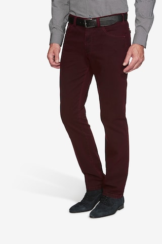 Meyer Hosen Regular Chino Pants 'Dublin' in Red: front