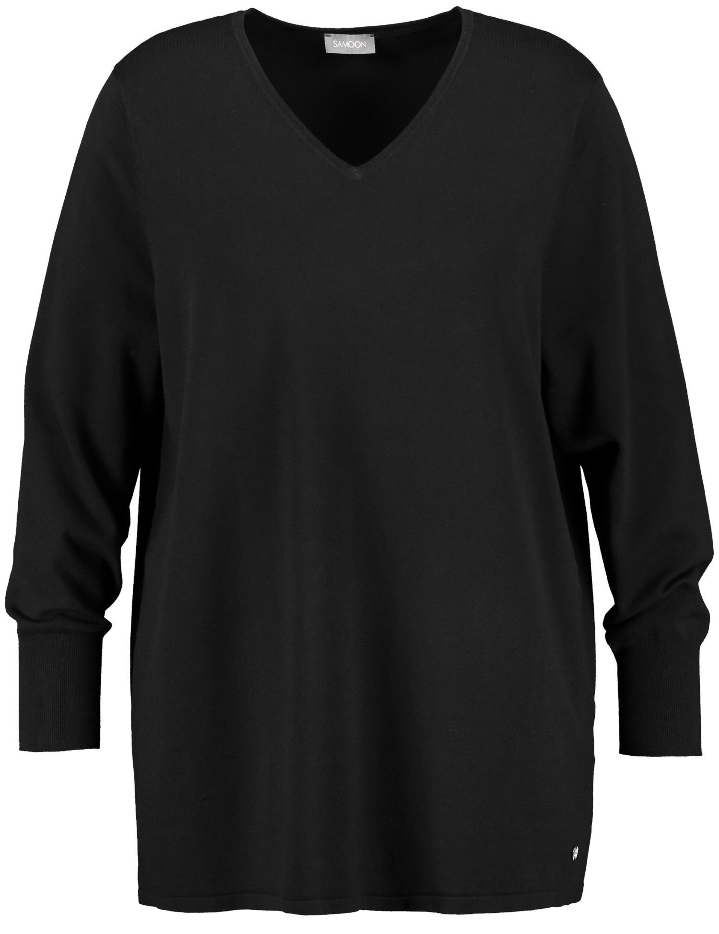 SAMOON - Pullover in schwarz