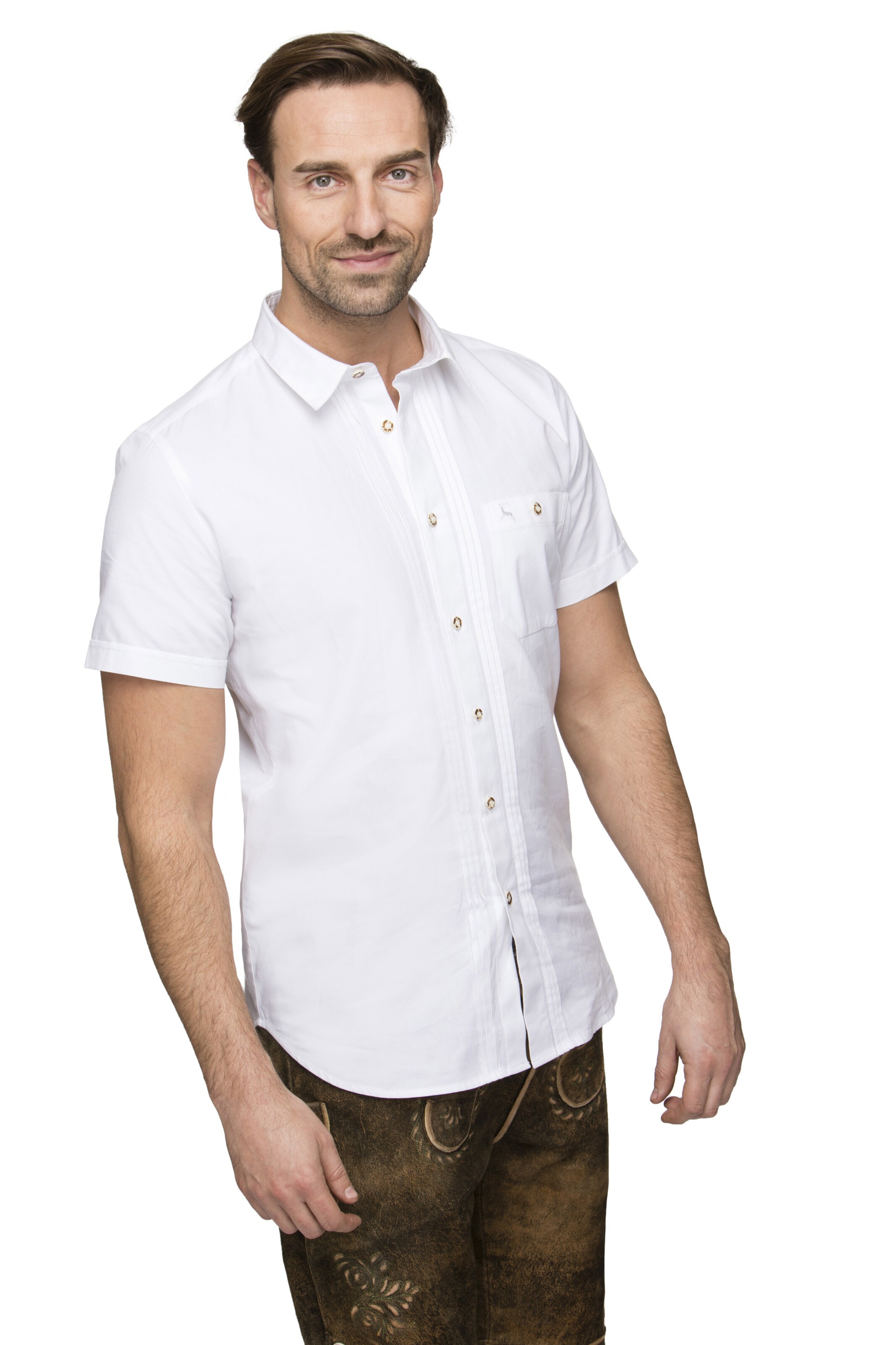 STOCKERPOINT Regular Fit Hemd 'Bodo' in Weiß